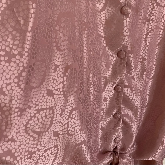 • VINTAGE 80s mauve silky Dress by Move-Jazz • - Picture 3 of 16